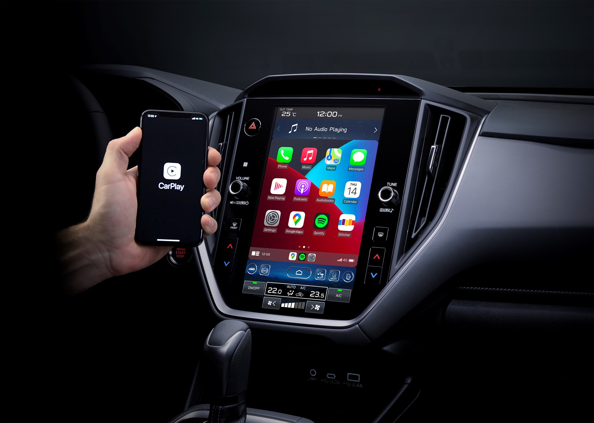 Crosstrek entertainmentsysteem